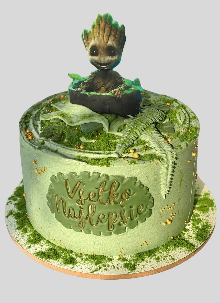 Cute Groot Cake