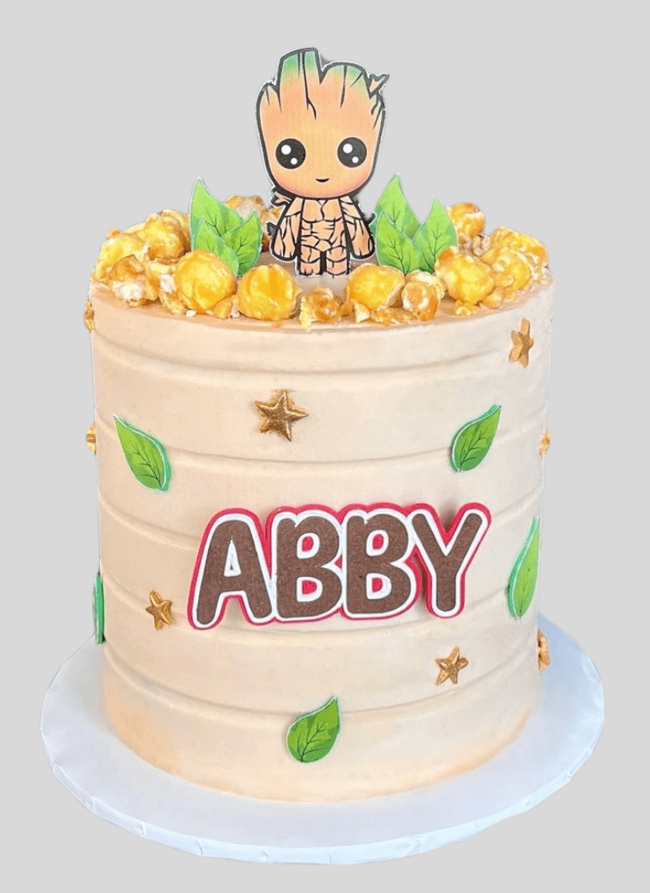 Fetching Groot Cake