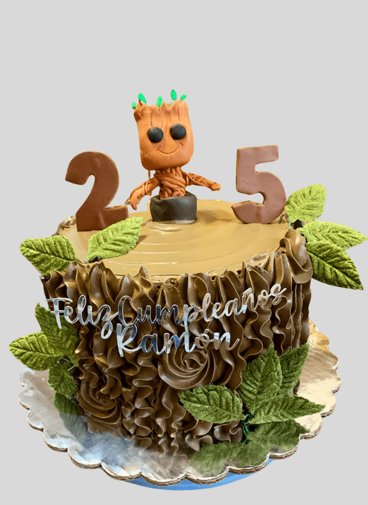 Graceful Groot Cake