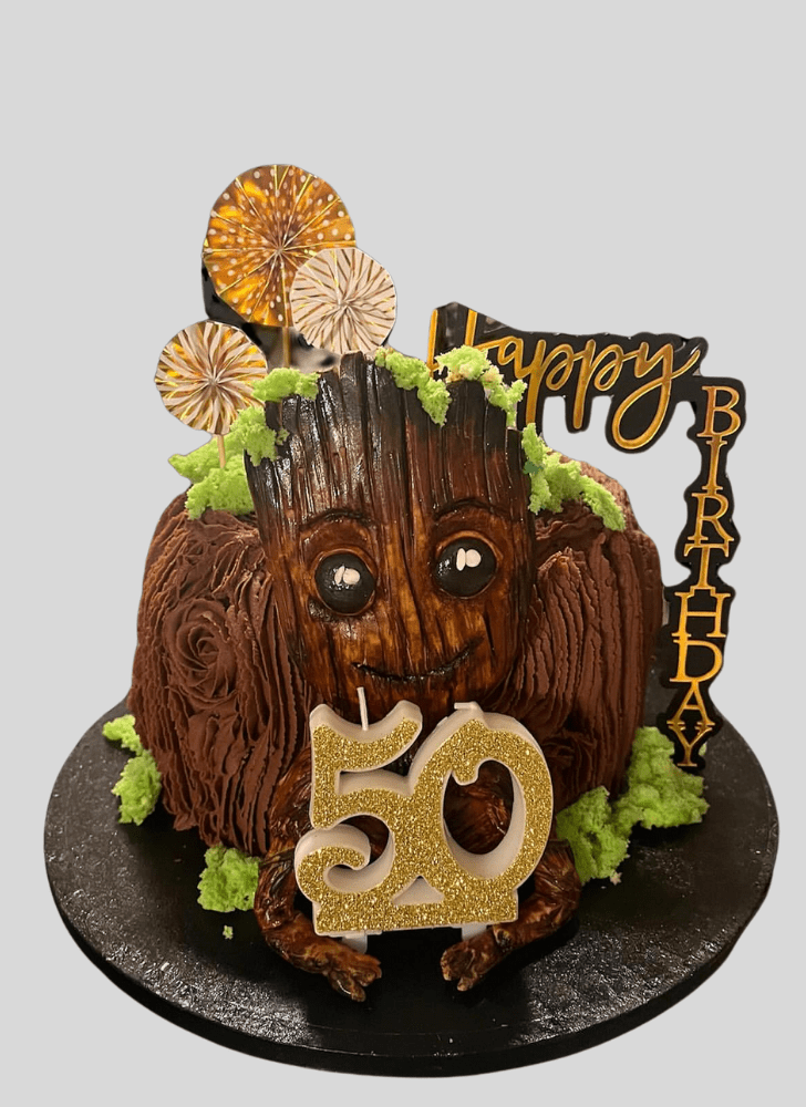 Marvelous Groot Cake