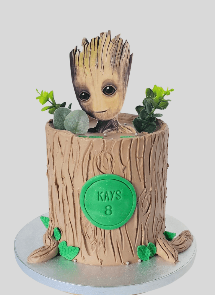 Pretty Groot Cake