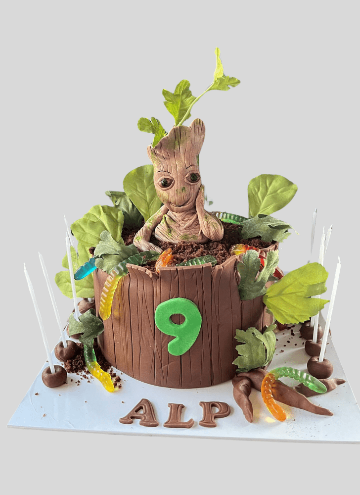 Shapely Groot Cake