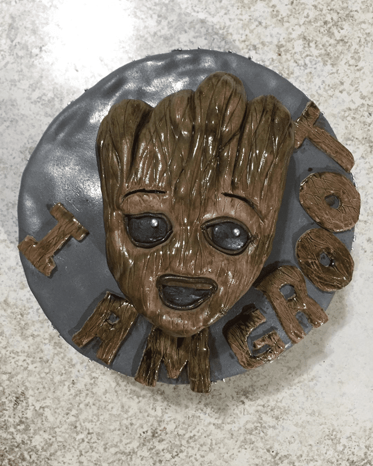 Adorable Groot Cake