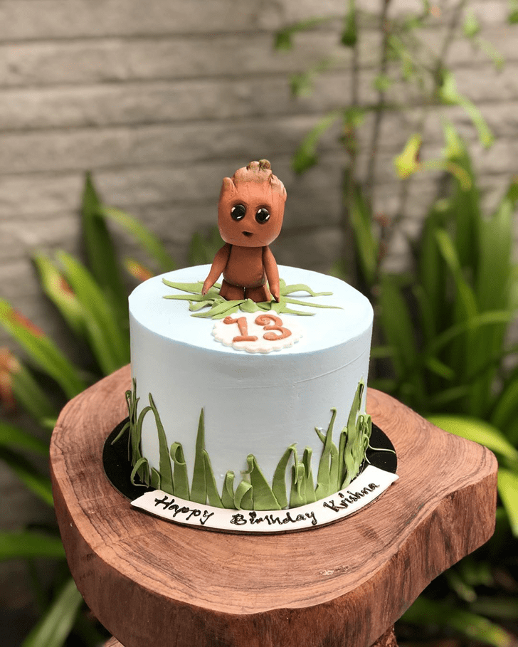 Pretty Groot Cake