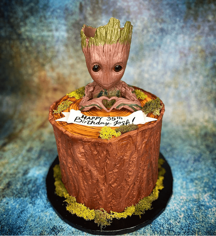 Resplendent Groot Cake