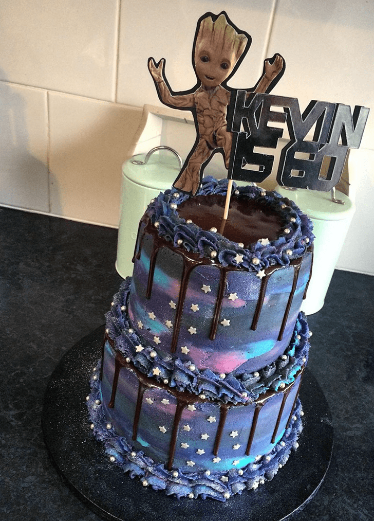Admirable Guardians of the Galaxy Cake Design