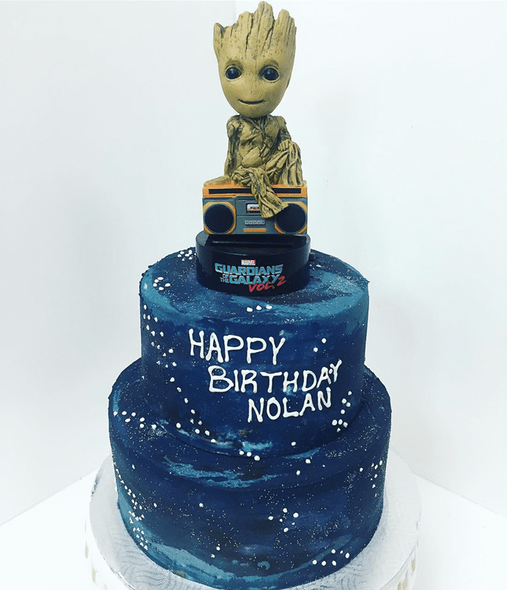 Adorable Guardians of the Galaxy Cake
