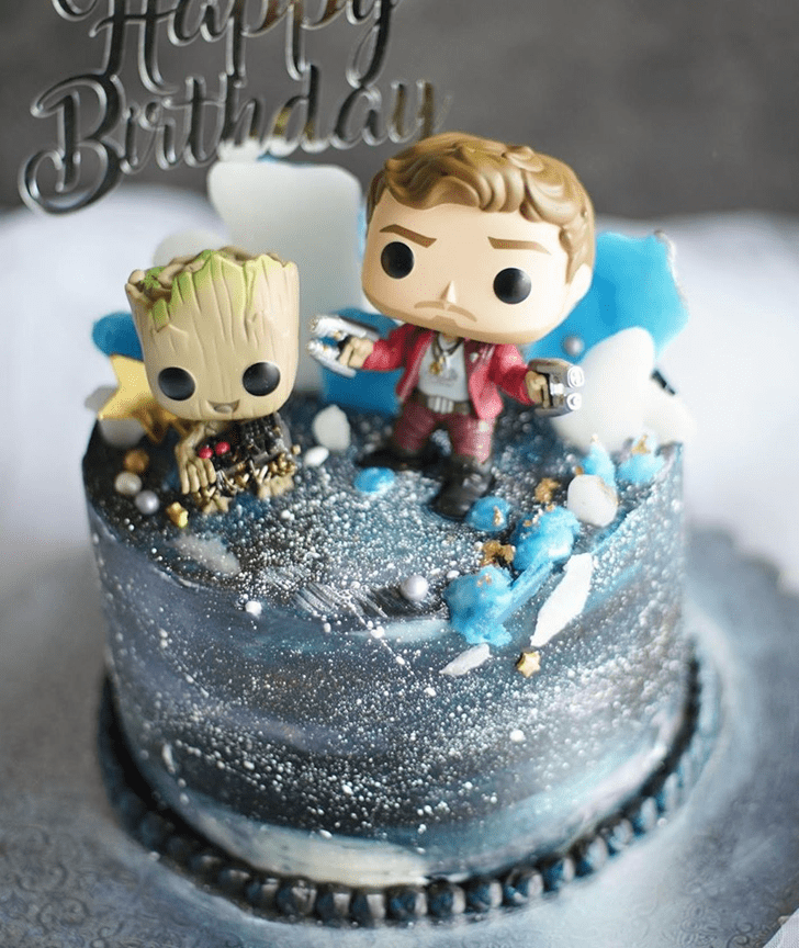 Angelic Guardians of the Galaxy Cake