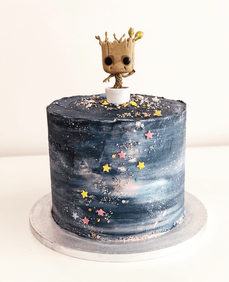Elegant Guardians of the Galaxy Cake