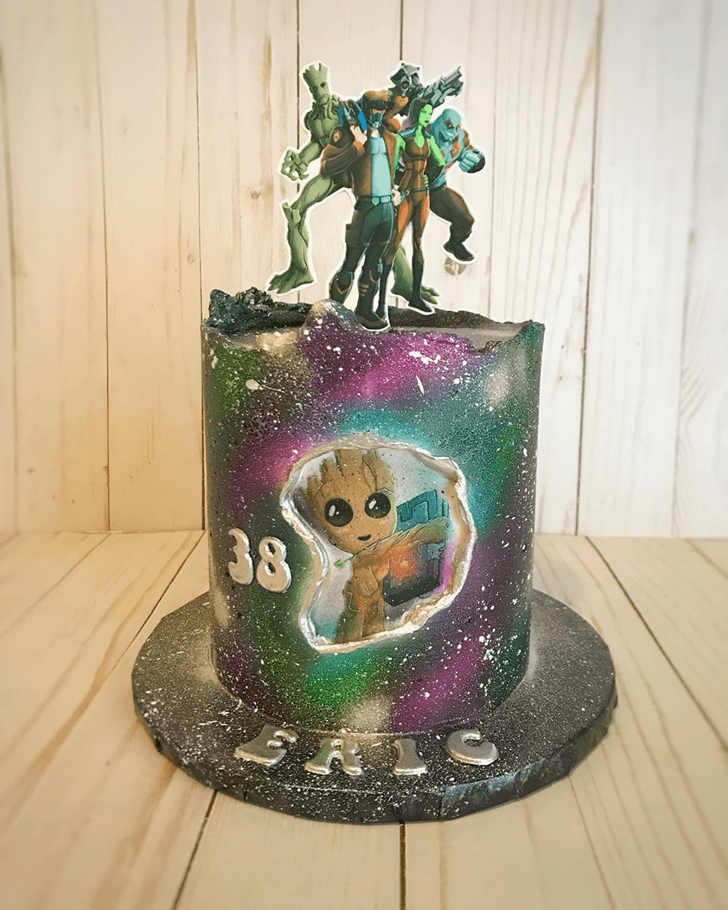 Good Looking Guardians of the Galaxy Cake