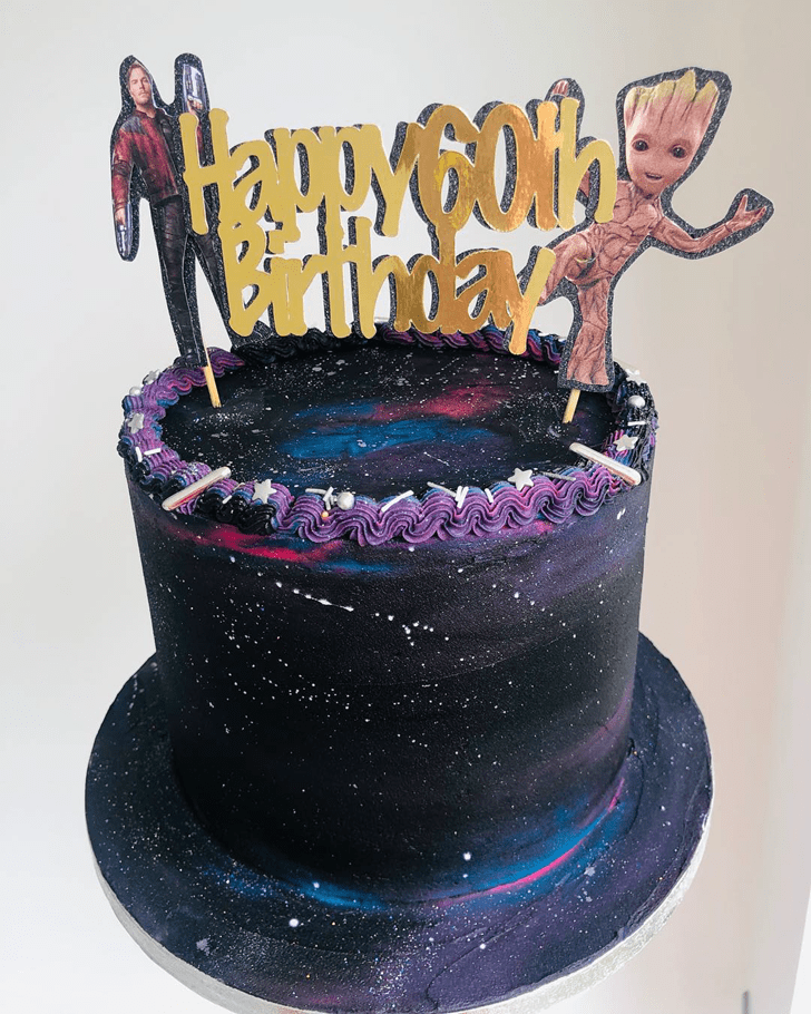 Gorgeous Guardians of the Galaxy Cake