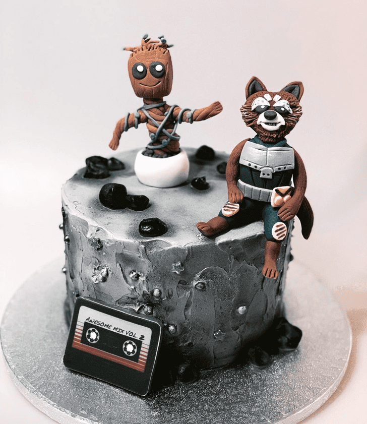 Magnetic Guardians of the Galaxy Cake