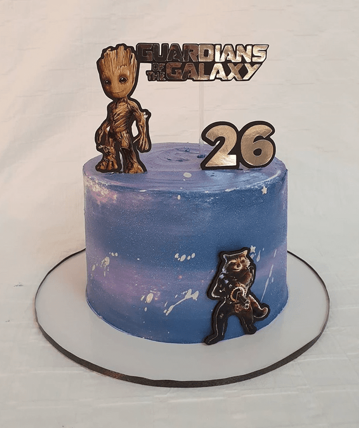 Radiant Guardians of the Galaxy Cake