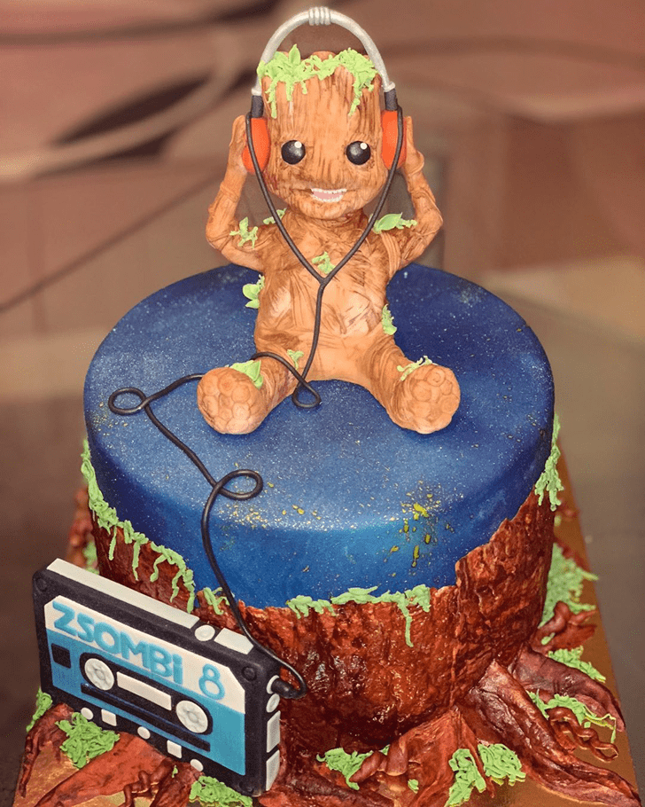 Shapely Guardians of the Galaxy Cake