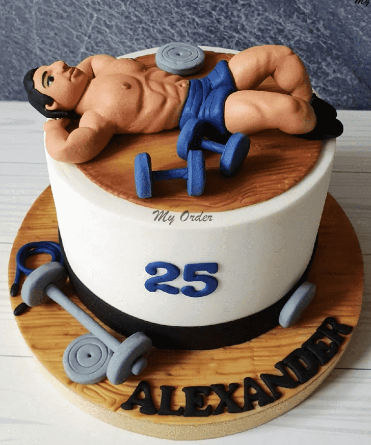Enticing Gym Cake