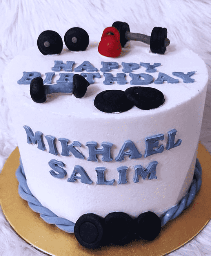 Graceful Gym Cake