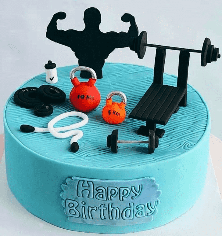 Handsome Gym Cake