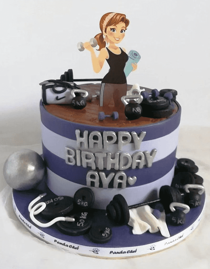 Shapely Gym Cake