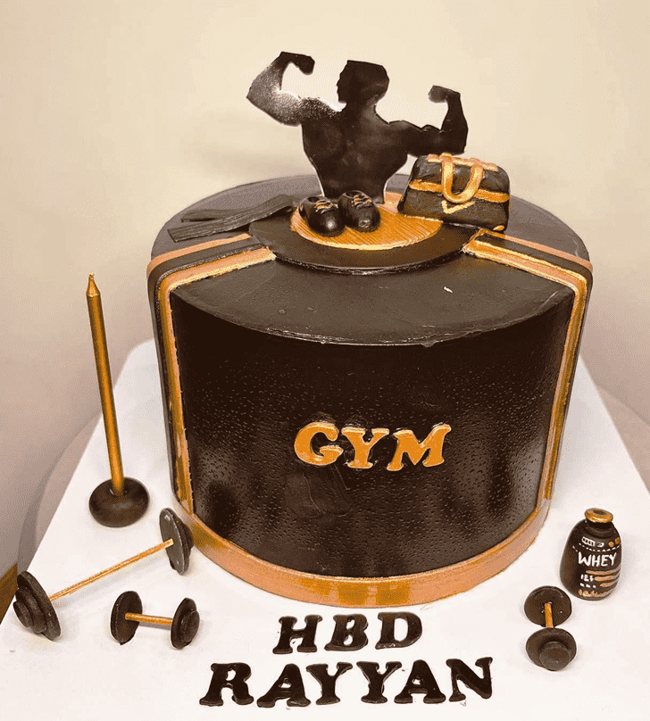 Wonderful Gym Cake Design
