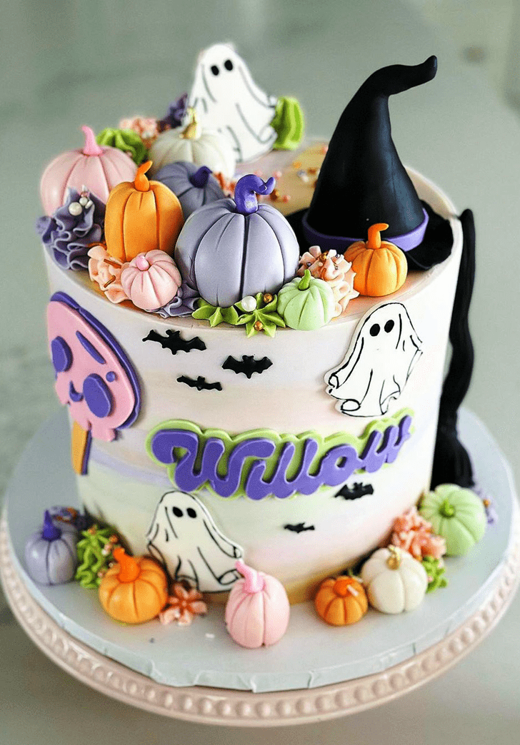 Dazzling Halloween Cake