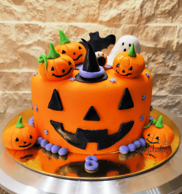 Delicate Halloween Cake