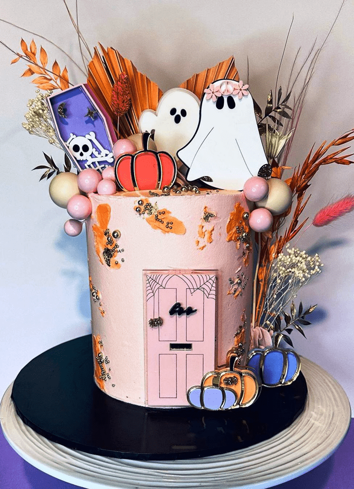 Pretty Halloween Cake