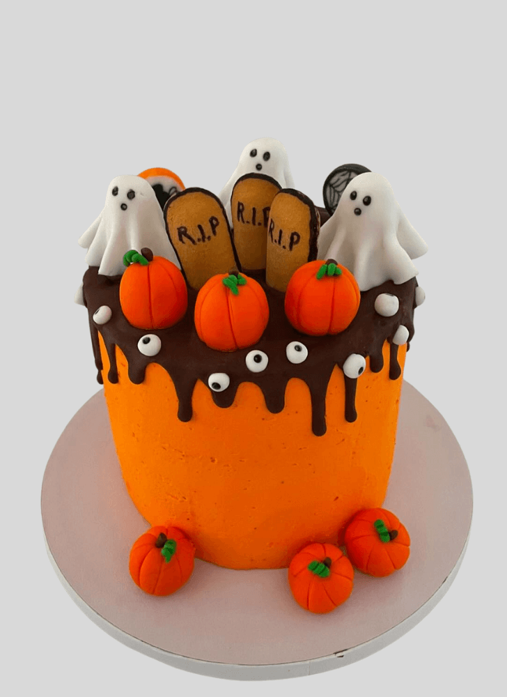 Delicate Halloween Cake