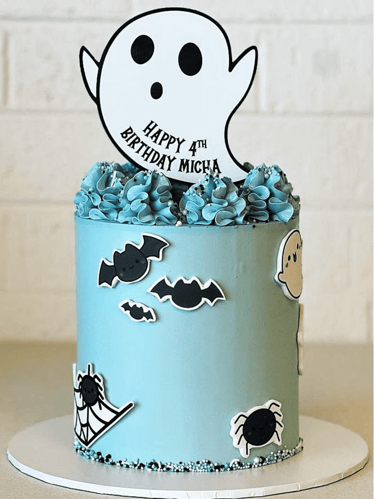Admirable Halloween Ghost Cake Design