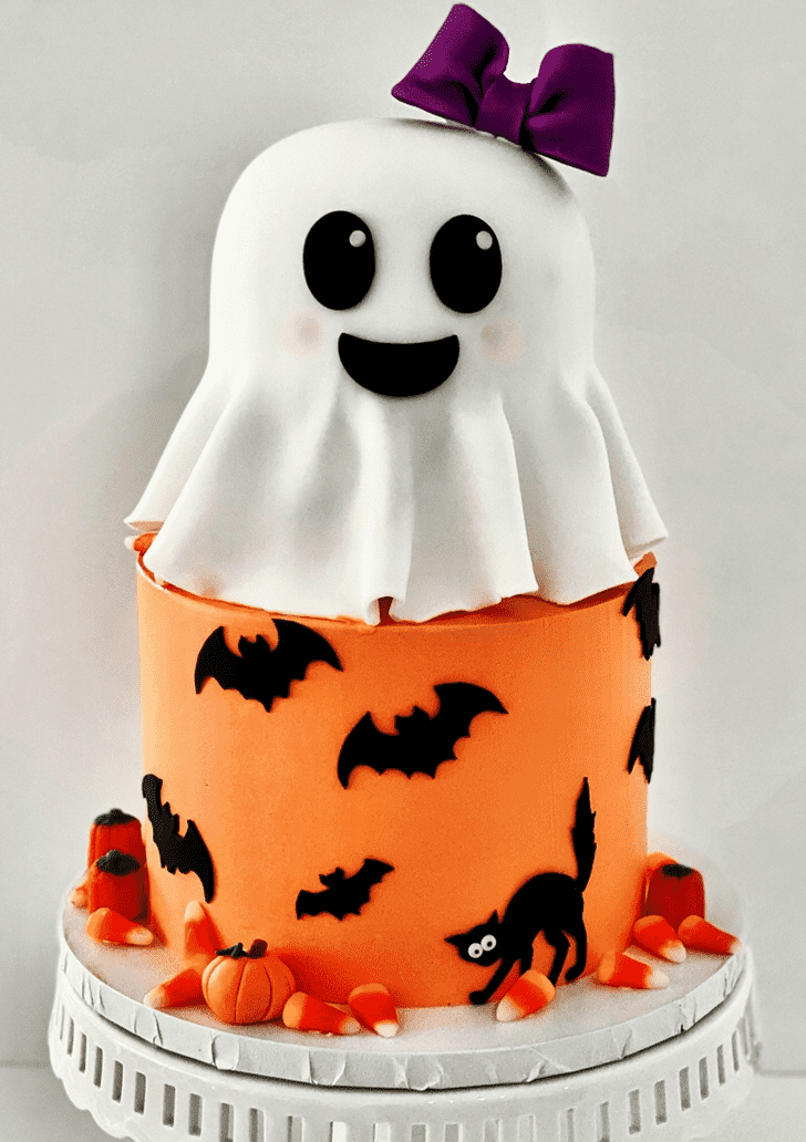 Captivating Halloween Ghost Cake