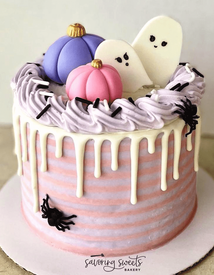 Fetching Halloween Ghost Cake