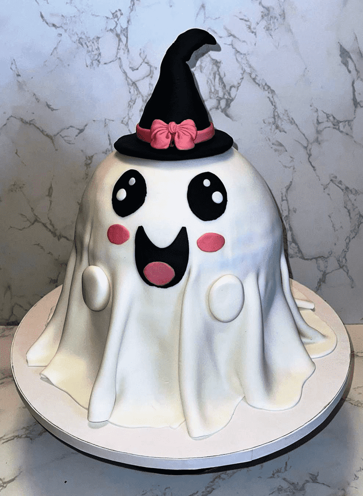 Ideal Halloween Ghost Cake