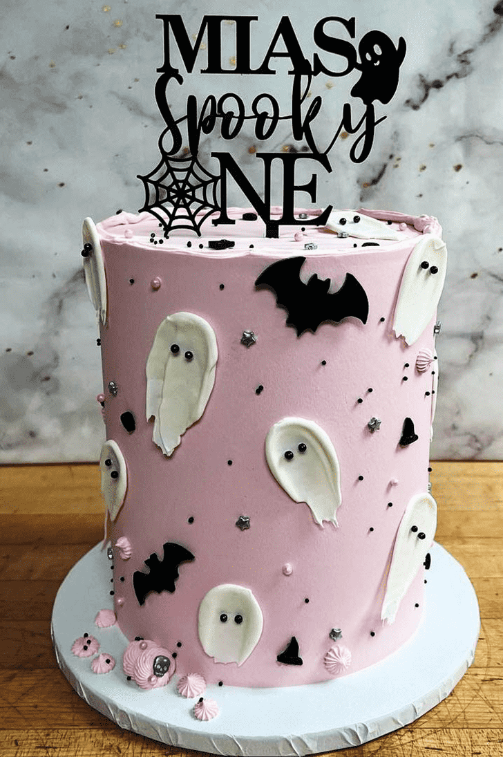 Ravishing Halloween Ghost Cake