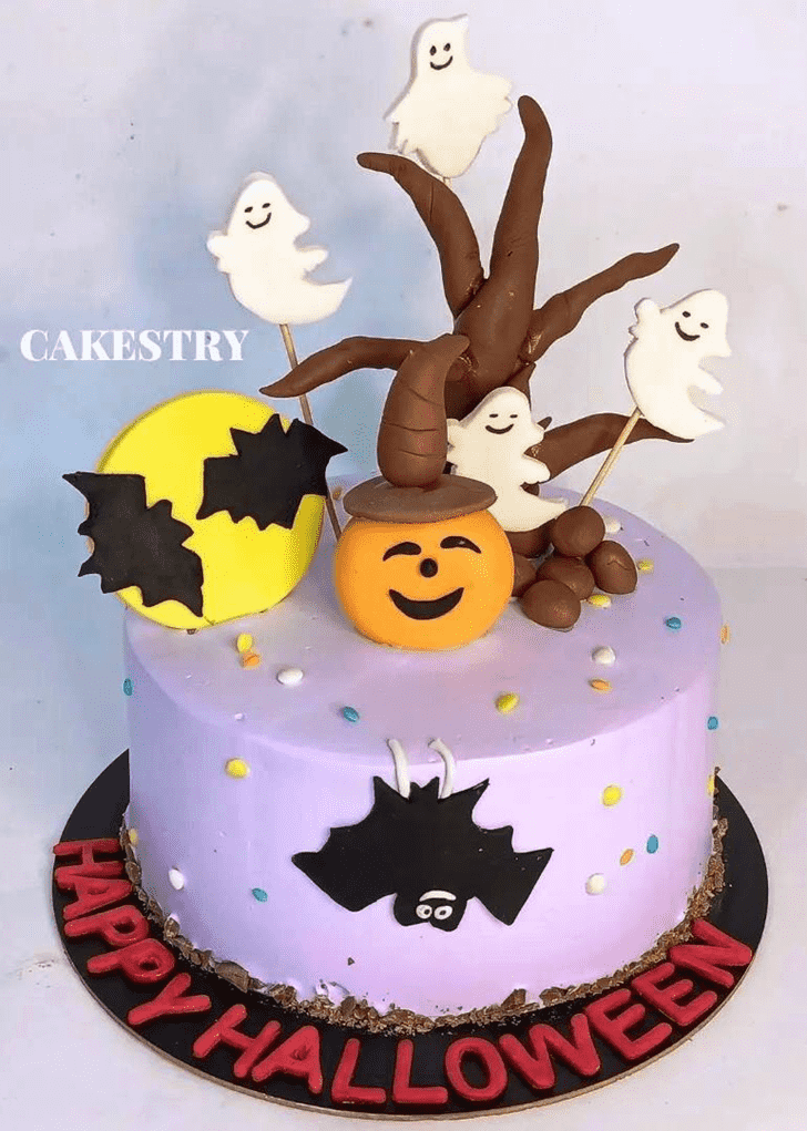 Superb Halloween Ghost Cake