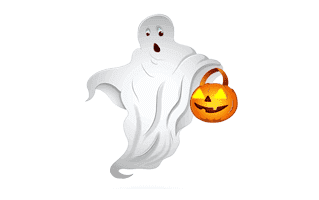Halloween Ghost Cake Design