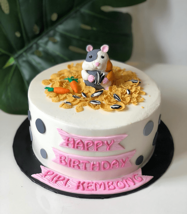 Adorable Hamster Cake