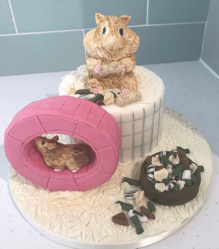 Charming Hamster Cake