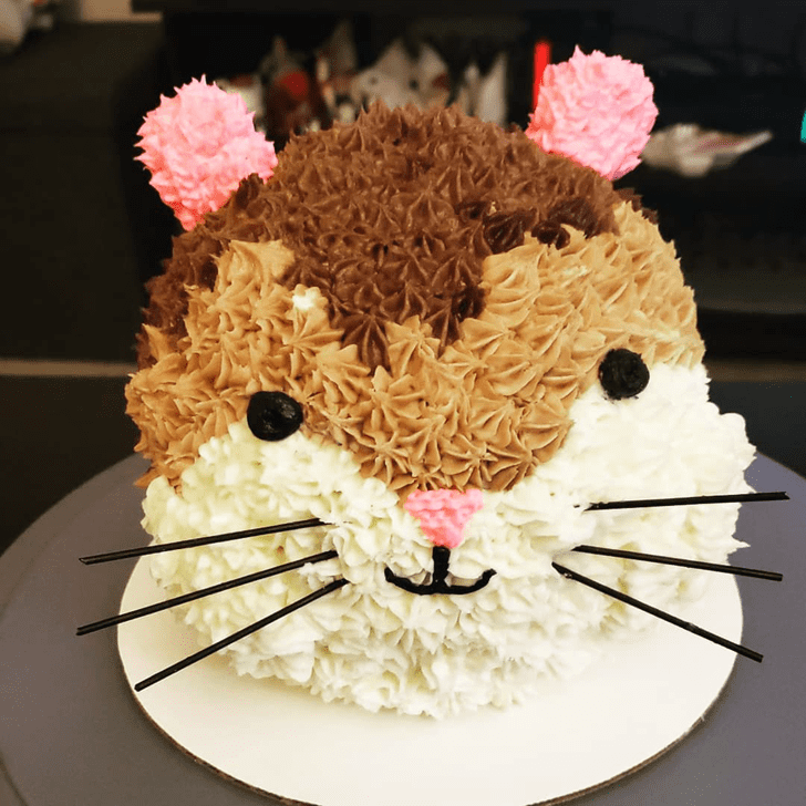 Delicate Hamster Cake