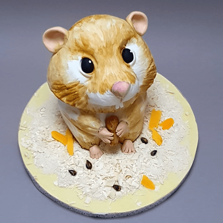 Handsome Hamster Cake