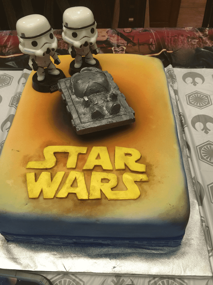 Admirable Han Solo Cake Design