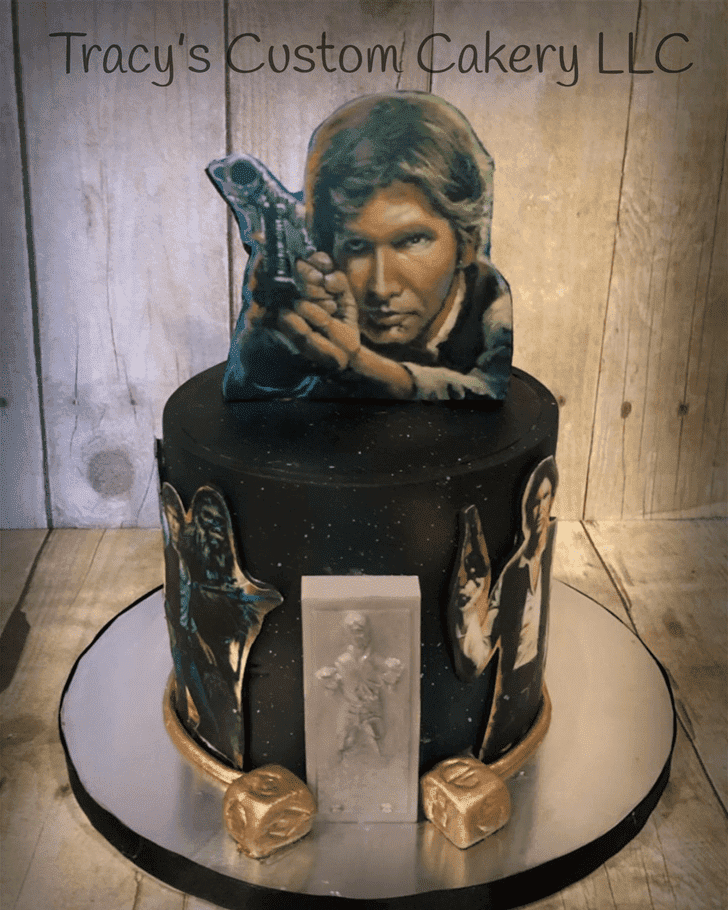 Dazzling Han Solo Cake