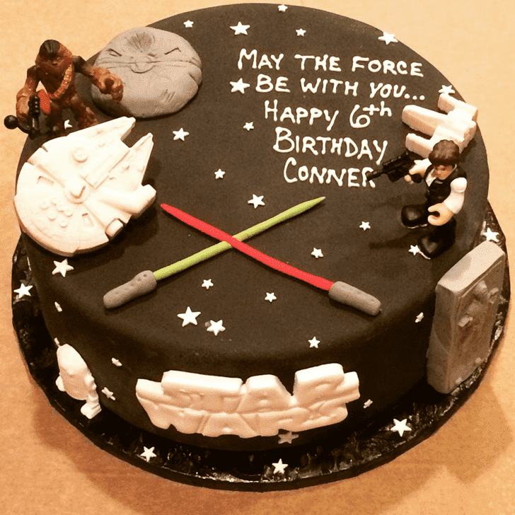 Elegant Han Solo Cake