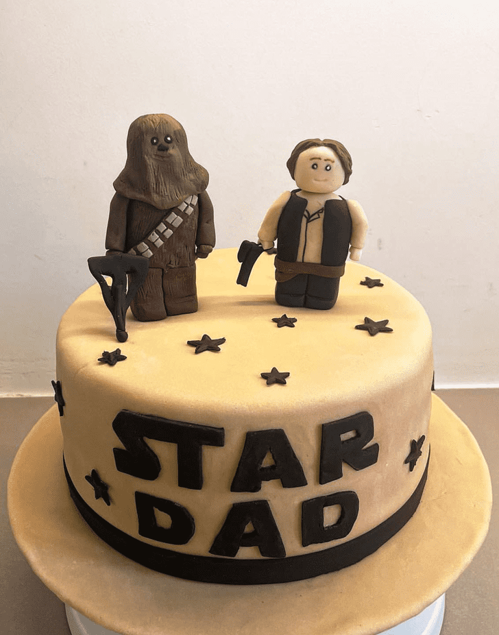 Graceful Han Solo Cake