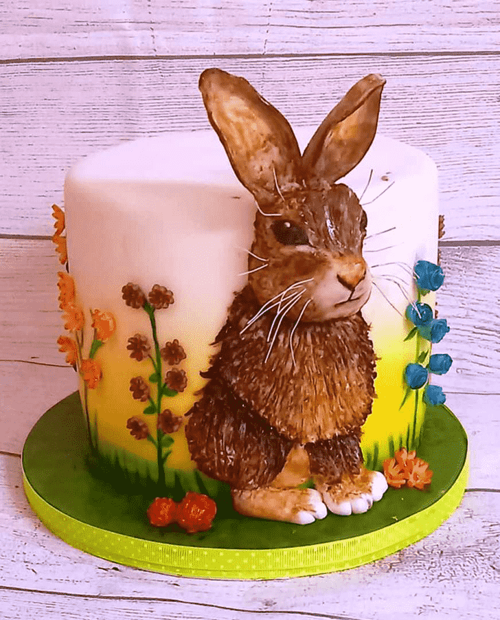 Dazzling Hare Cake