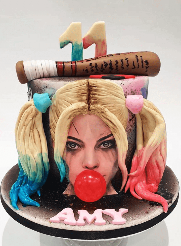 Alluring Harley Quinn Cake