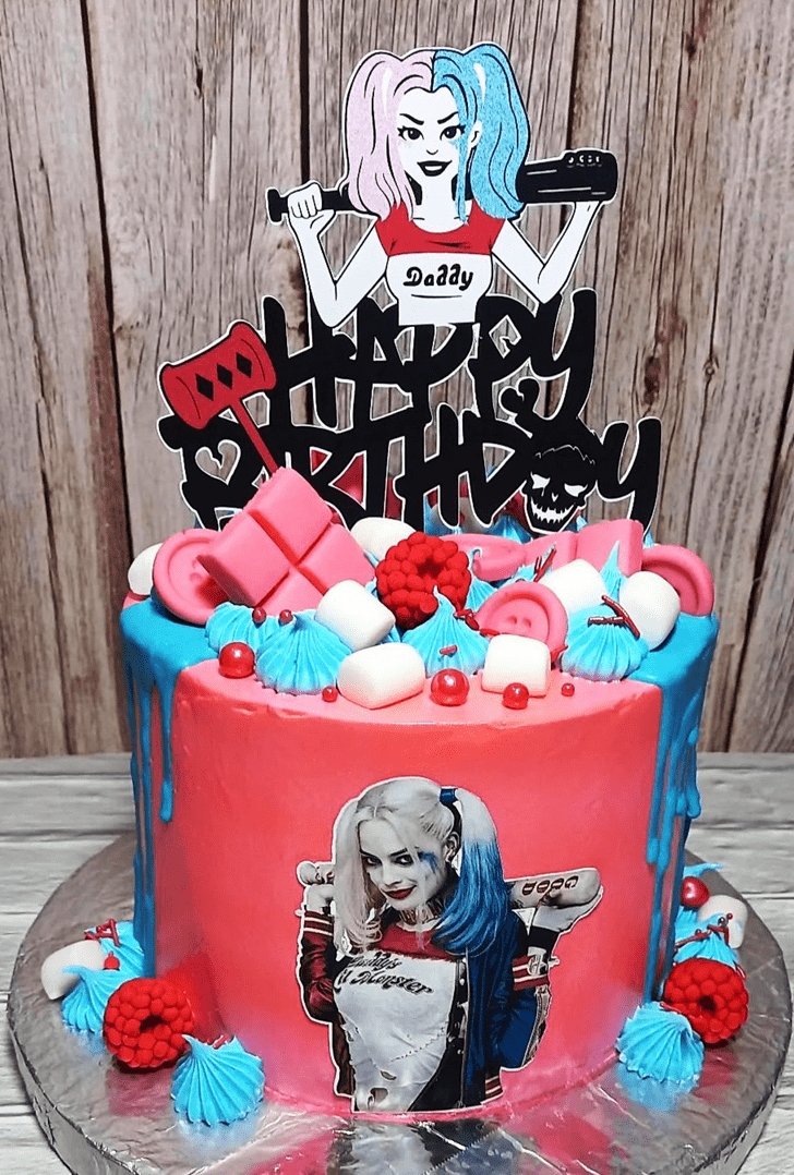 Angelic Harley Quinn Cake