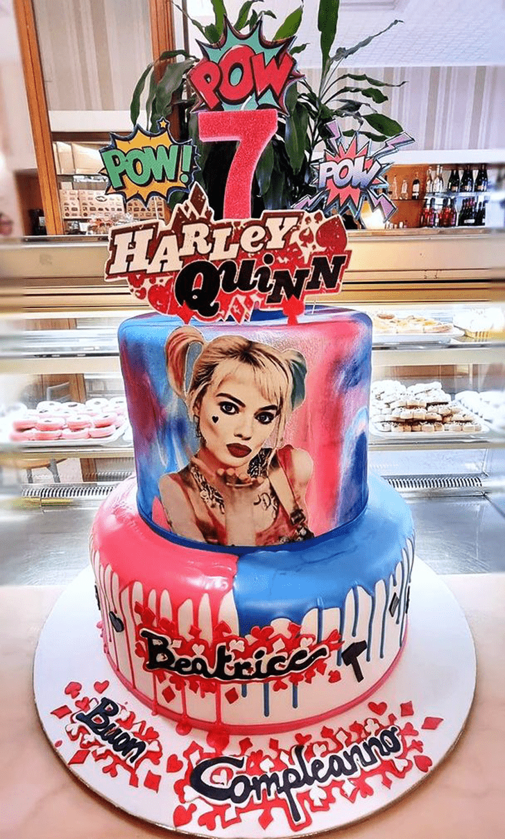 Captivating Harley Quinn Cake