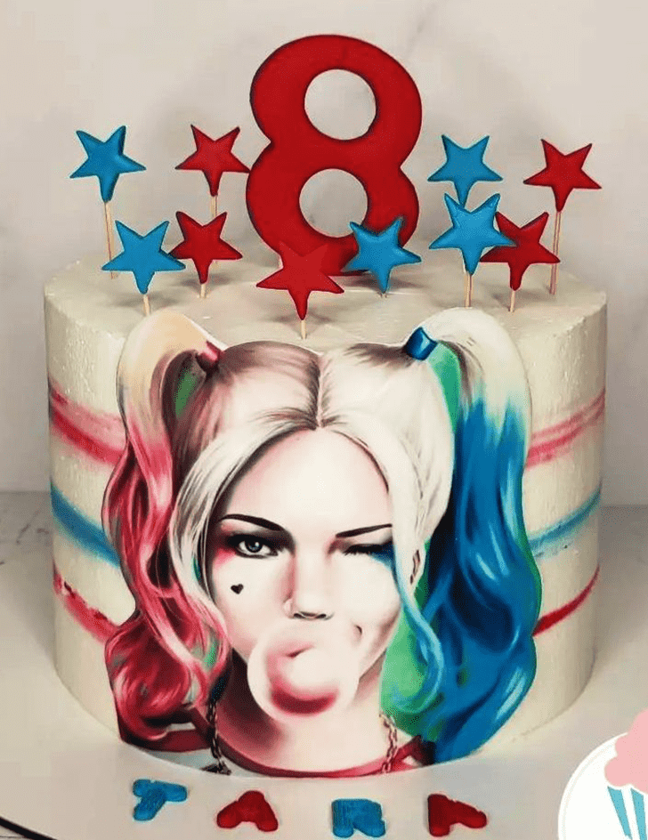 Cute Harley Quinn Cake