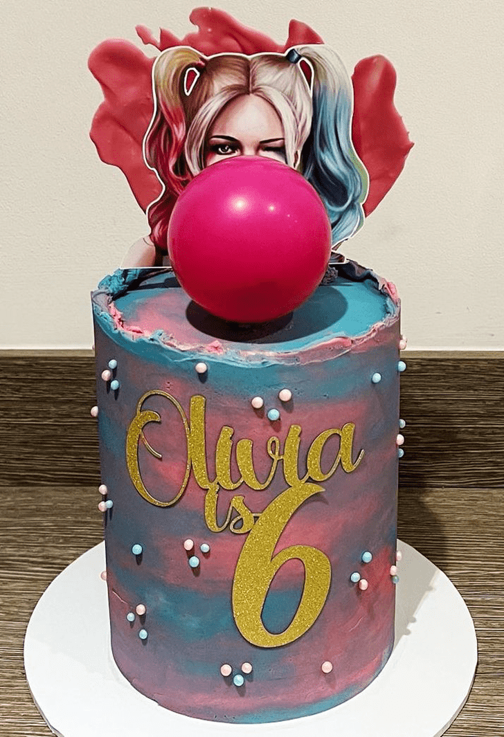 Dazzling Harley Quinn Cake