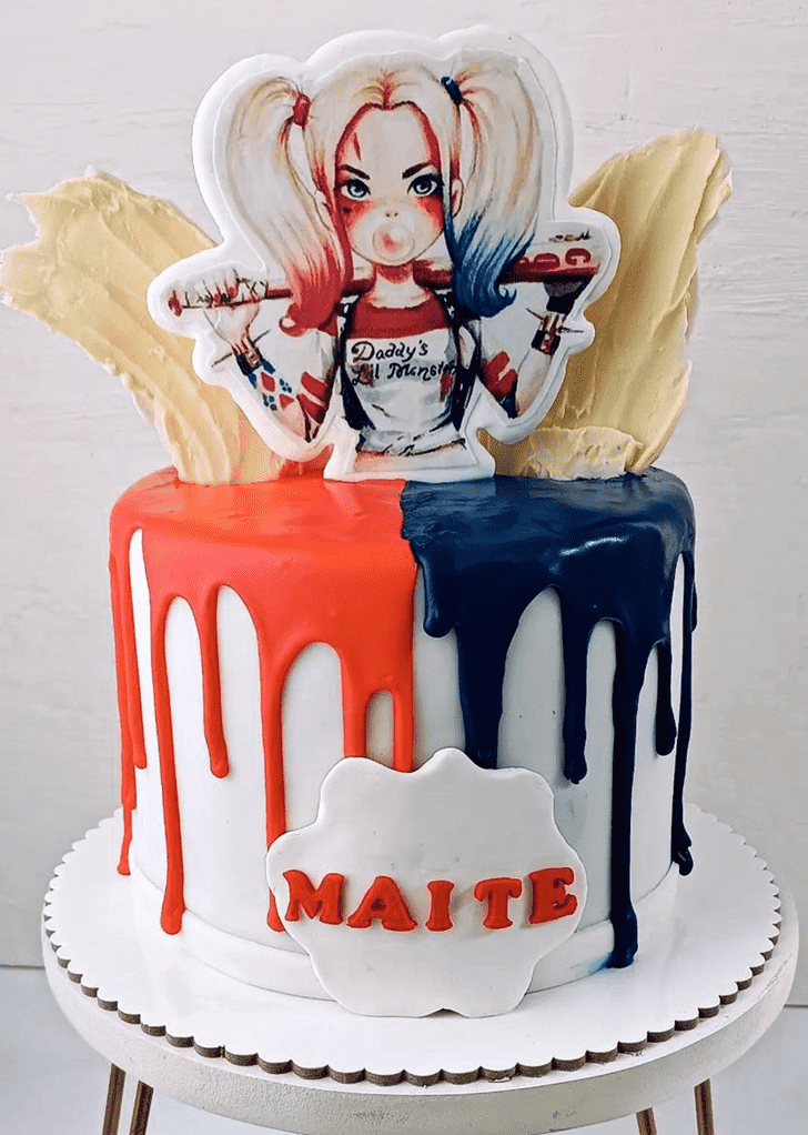 Excellent Harley Quinn Cake