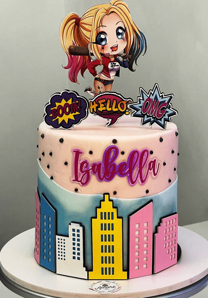 Exquisite Harley Quinn Cake